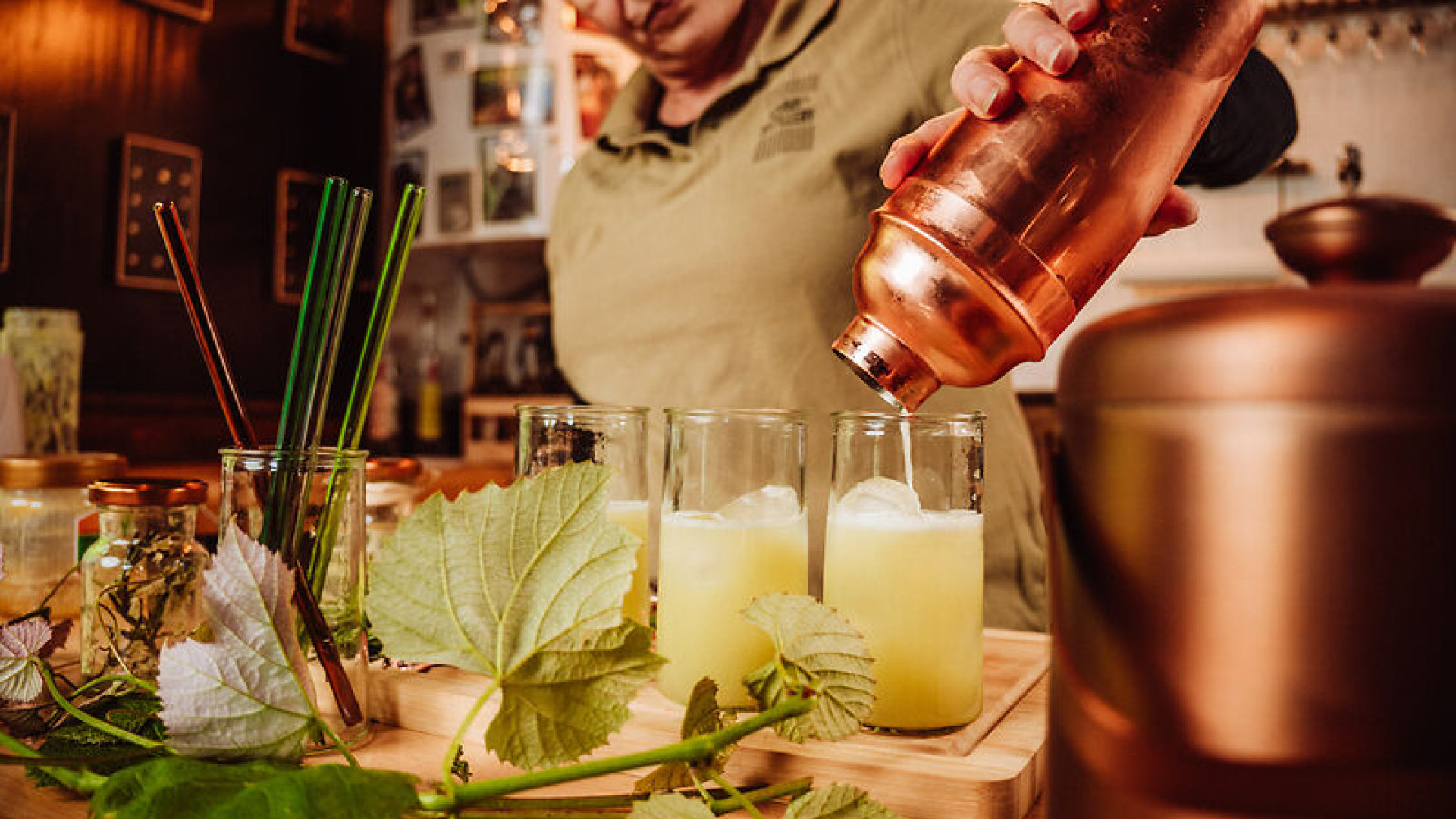 Senf Sauce Traube Cocktail