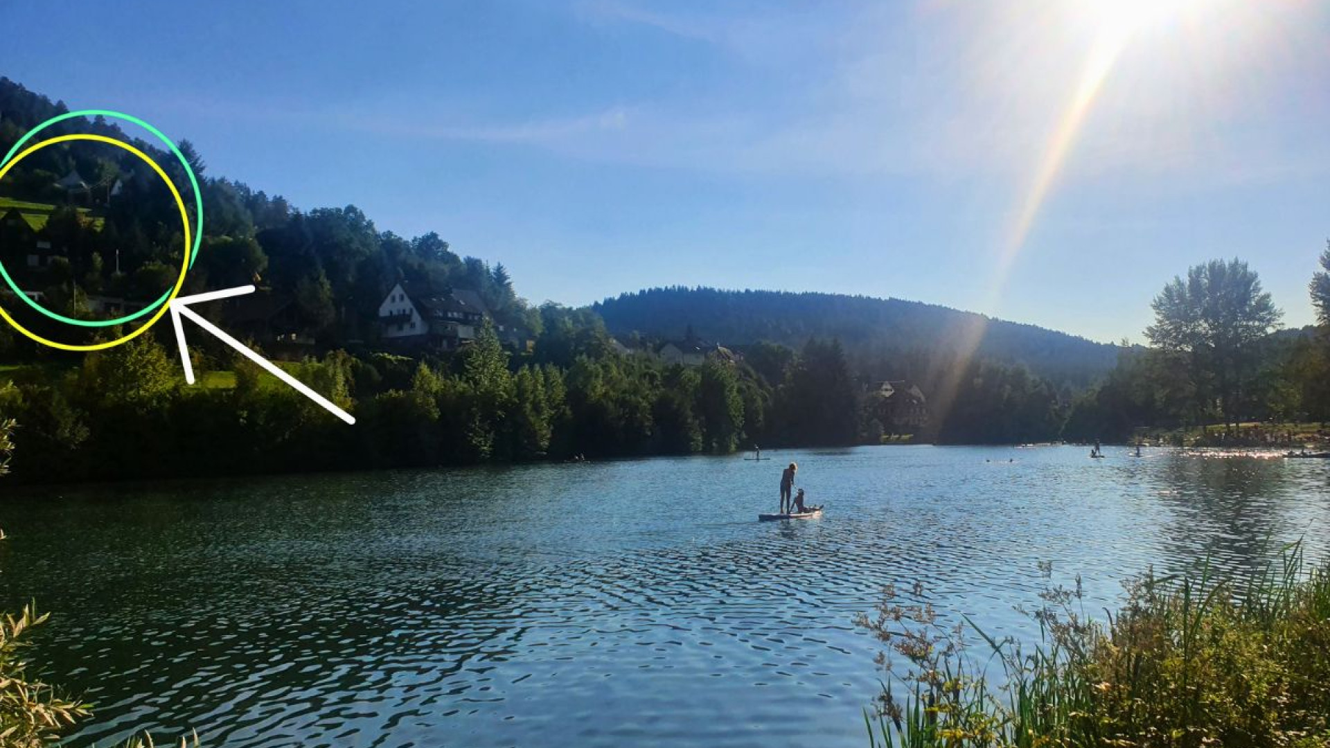 See SUP Wassersport fusslaeufig erreichbar