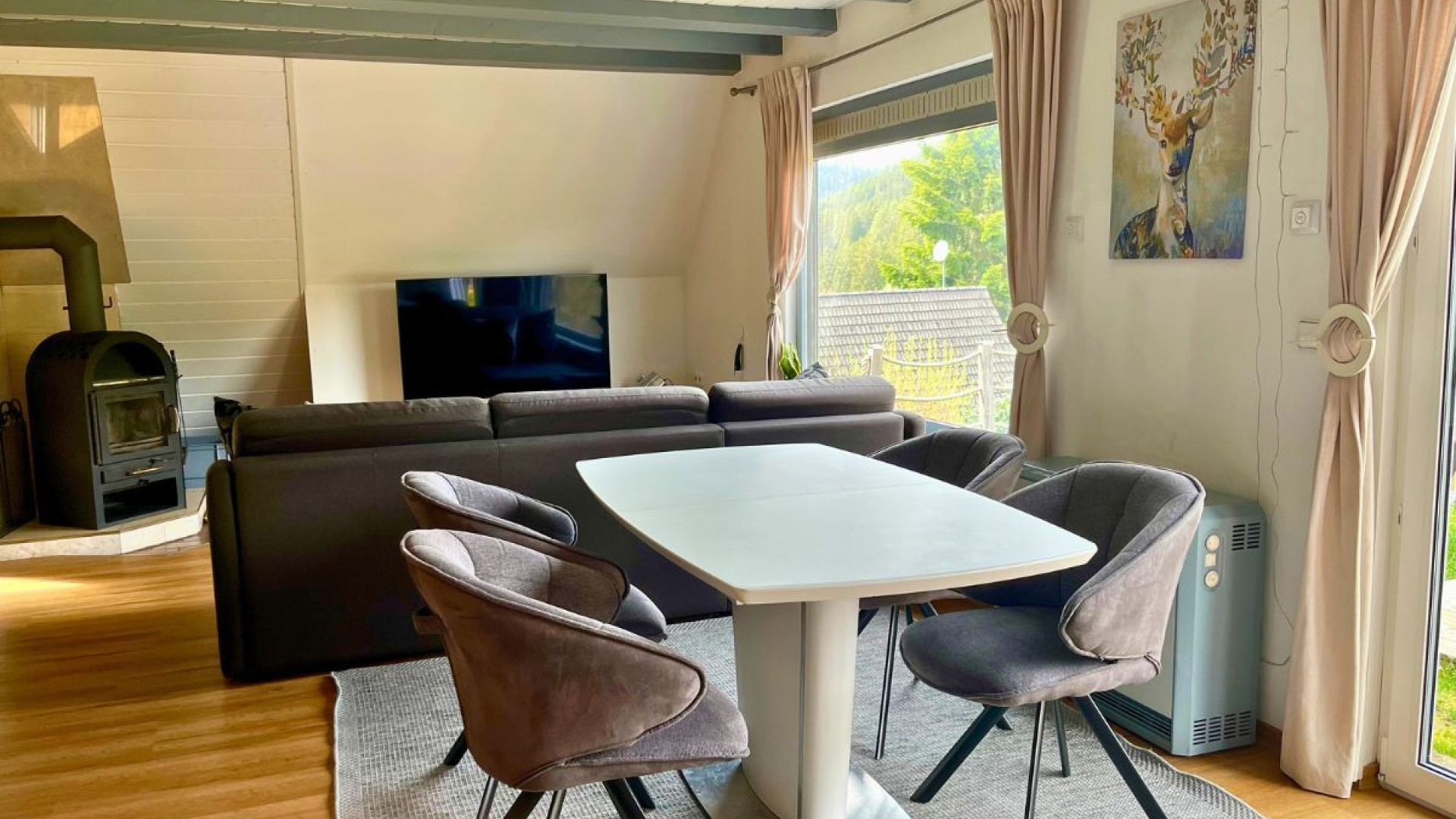 Wohn und Essbereich Ferienhaus Adler